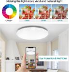 Picture of LED Ceiling Light 6000K Daylight – High CRI90+ Eye Protection Flush Mount Fixture, Ultra Thin Modern LED Panel, Energy Efficient Lighting for Kitchen, Living Room, Bedroom 